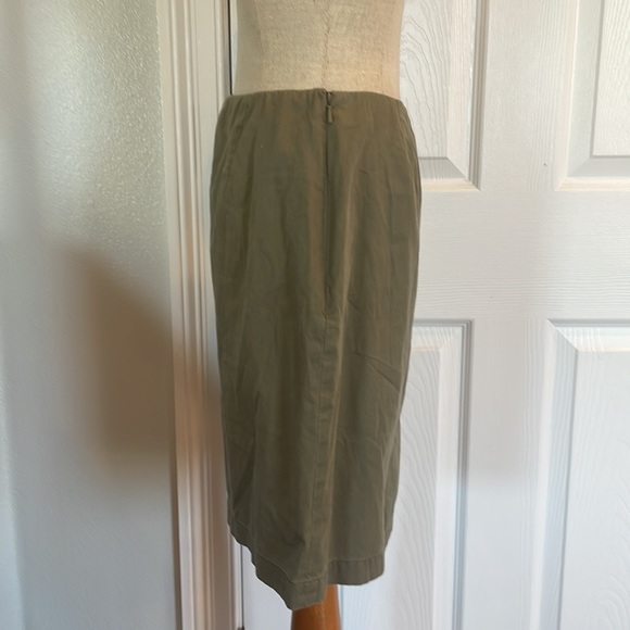 Ralph Lauren skirt short olive green 6 - Picture 4 of 13